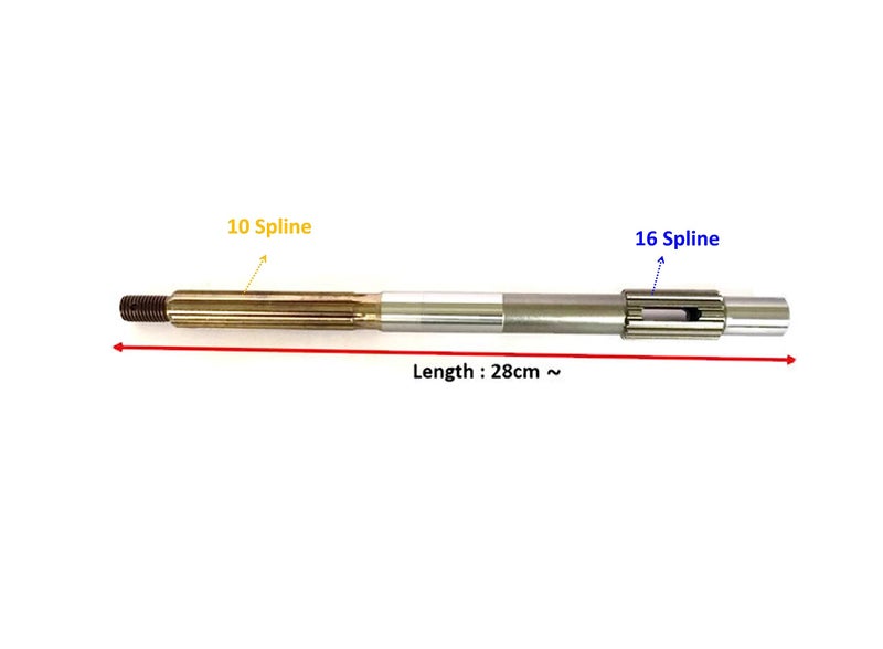 ITACO Boat Outboard Motor Propeller Shaft 44 19513T01 346-64211-6 346-64211-7 Compatible For Mercury Mariner Mercruiser Quicksilver Outboard 25HP 30HP EFI Engine - Image 2